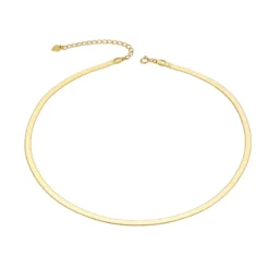 Simple Style Solid Color Sterling Silver Gold Plated Necklace In Bulk 8 Simple Style Solid Color Sterling Silver Gold Plated Necklace In Bulk -Deals Glis Jewel Store 1675029280121294848