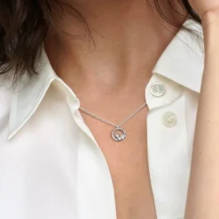 Basic Butterfly Sterling Silver Artificial Gemstones Pendant Necklace In Bulk -Deals Glis Jewel Store 1675037093983817728