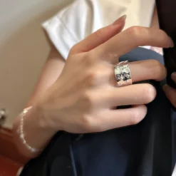 Simple Style Star Sterling Silver Rings In Bulk -Deals Glis Jewel Store 1675759365220601856