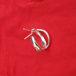 1 Pair Sweet Solid Color Plating Silver Plated Hoop Earrings 10 1 Pair Sweet Solid Color Plating Silver Plated Hoop Earrings -Deals Glis Jewel Store 1676798053669015552