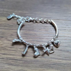 Wholesale Jewelry IG Style Cross Letter Heart Shape Mixed Materials Rhinestones Inlay Bracelets -Deals Glis Jewel Store 1676798943629021184