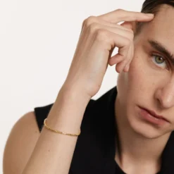 Simple Style Solid Color Sterling Silver Plating Gold Plated Bracelets -Deals Glis Jewel Store 1677125446015258624