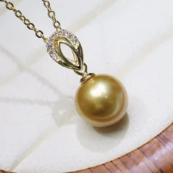Simple Style Geometric Alloy Freshwater Pearl Pendant Necklace