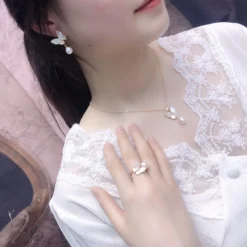 Lady Insect Butterfly Copper Plating Inlay Freshwater Pearl Shell Jewelry Set 8 Lady Insect Butterfly Copper Plating Inlay Freshwater Pearl Shell Jewelry Set -Deals Glis Jewel Store 1677576016765259776