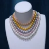 Elegant Lady Simple Style Solid Color Freshwater Pearl Necklace