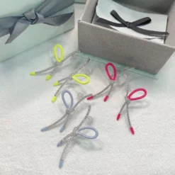 1 Pair Modern Style Streetwear Bow Knot Sterling Silver Ear Studs -Deals Glis Jewel Store 1678694864348385280