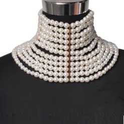 Baroque Style Solid Color Imitation Pearl Women's Choker -Deals Glis Jewel Store 1679036458415034368 1