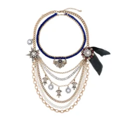 Retro Water Droplets Alloy Women's Necklace -Deals Glis Jewel Store 1679306249612693504