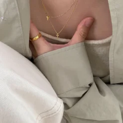 Simple Style Cross Sterling Silver Patchwork Layered Necklaces 11 Simple Style Cross Sterling Silver Patchwork Layered Necklaces -Deals Glis Jewel Store 1679667714186153984 1