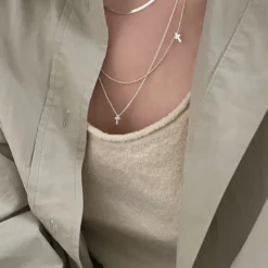 Simple Style Cross Sterling Silver Patchwork Layered Necklaces 9 Simple Style Cross Sterling Silver Patchwork Layered Necklaces -Deals Glis Jewel Store 1679667742908747776