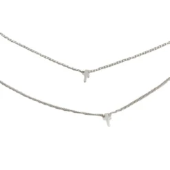 Simple Style Cross Sterling Silver Patchwork Layered Necklaces 8 Simple Style Cross Sterling Silver Patchwork Layered Necklaces -Deals Glis Jewel Store 1679667776953913344