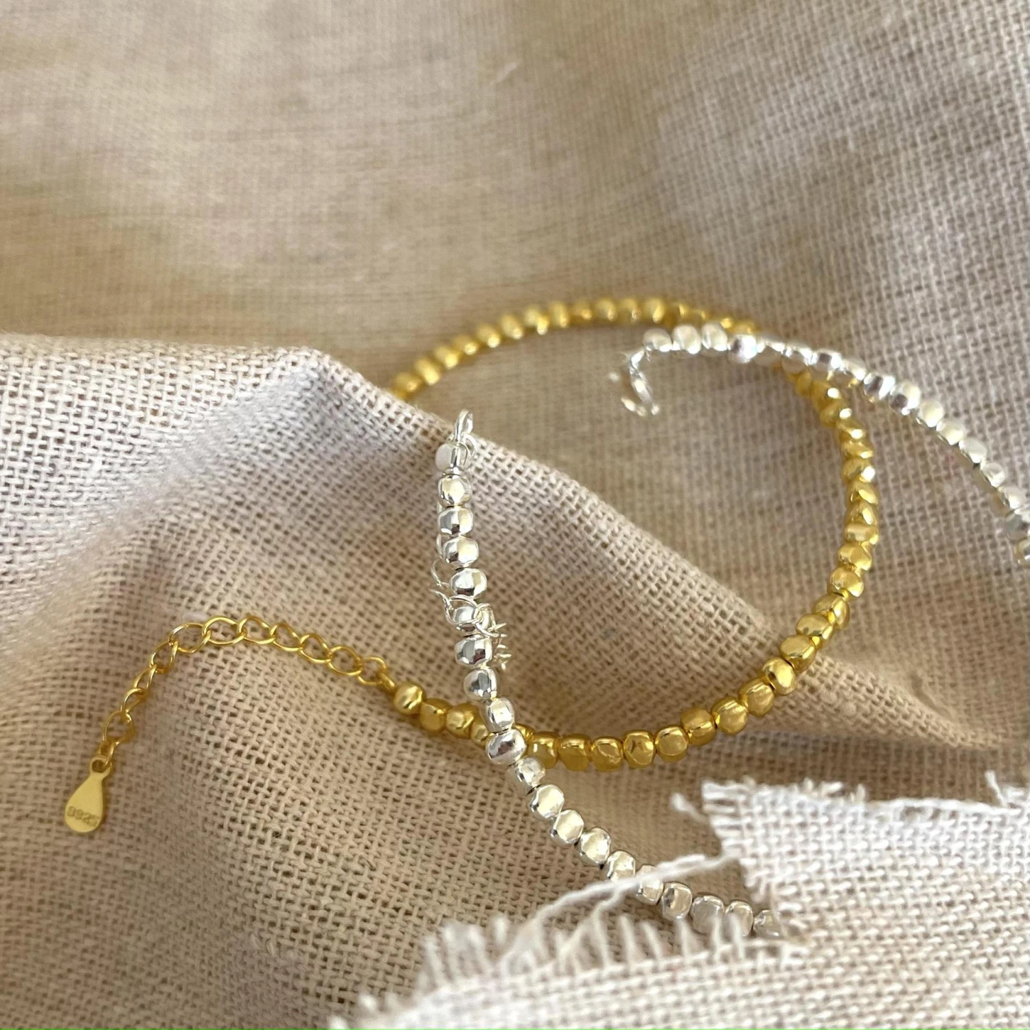 Elegant Solid Color Sterling Silver Handmade Bangle 2 Elegant Solid Color Sterling Silver Handmade Bangle - Image 2