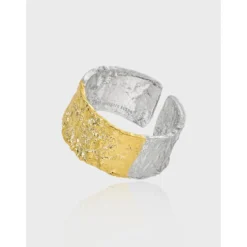 Simple Style Color Block Sterling Silver Plating 18K Gold Plated Open Rings 11 Simple Style Color Block Sterling Silver Plating 18K Gold Plated Open Rings -Deals Glis Jewel Store 1679678234322669568 1