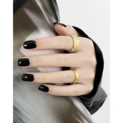 Simple Style Color Block Sterling Silver Plating 18K Gold Plated Open Rings 8 Simple Style Color Block Sterling Silver Plating 18K Gold Plated Open Rings -Deals Glis Jewel Store 1679678235111198720