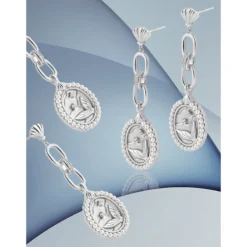 1 Pair Original Design Fish Tail Plating Inlay Sterling Silver Zircon Drop Earrings -Deals Glis Jewel Store 1679678315817996288