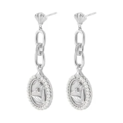1 Pair Original Design Fish Tail Plating Inlay Sterling Silver Zircon Drop Earrings -Deals Glis Jewel Store 1679678318930169856