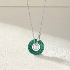 Retro Round Sterling Silver Plating Gold Plated Pendant Necklace -Deals Glis Jewel Store 1680747175212093440 1