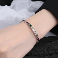 Retro French Style Irregular Sterling Silver Inlay Zircon Cuff Bracelets 10 Retro French Style Irregular Sterling Silver Inlay Zircon Cuff Bracelets -Deals Glis Jewel Store 1680748901990273024