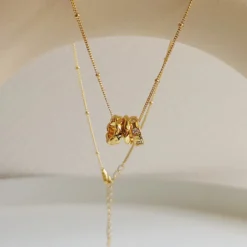 Retro Lady Round Solid Color Sterling Silver Plating Inlay Zircon Pendant Necklace 9 Retro Lady Round Solid Color Sterling Silver Plating Inlay Zircon Pendant Necklace -Deals Glis Jewel Store 1681126732985405440