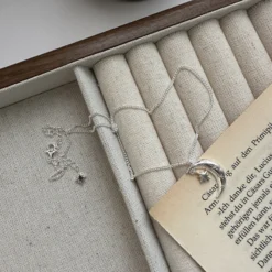 Casual Vacation Star Moon Sterling Silver Polishing Pendant Necklace