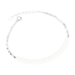 Lady U Shape Freshwater Pearl Sterling Silver Beaded Plating Bracelets -Deals Glis Jewel Store 1681499909716578304