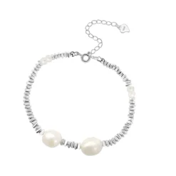 Lady Solid Color Freshwater Pearl Sterling Silver Plating Bracelets -Deals Glis Jewel Store 1681500064205377536