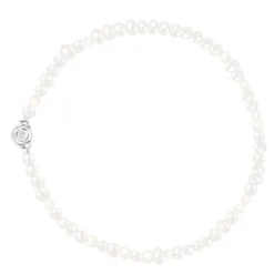 Glam Flower Freshwater Pearl Sterling Silver Plating Inlay Zircon Necklace 8 Glam Flower Freshwater Pearl Sterling Silver Plating Inlay Zircon Necklace -Deals Glis Jewel Store 1681500172829462528