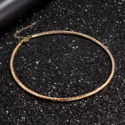 Simple Style Color Block Sterling Silver Plating Gold Plated Bangle -Deals Glis Jewel Store 1681500344921755648