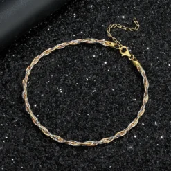 Simple Style Color Block Sterling Silver Plating Gold Plated Necklace -Deals Glis Jewel Store 1681500466774675456 1