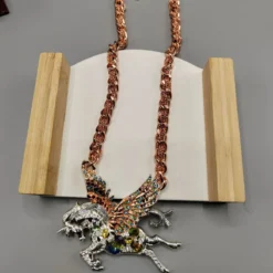 Retro Exaggerated Unicorn Alloy Inlay Rhinestones Women's Pendant Necklace 9 Retro Exaggerated Unicorn Alloy Inlay Rhinestones Women's Pendant Necklace -Deals Glis Jewel Store 1681845286974132224