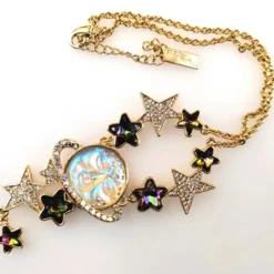 Vintage Style Star Alloy Inlay Rhinestones Women's Pendant Necklace -Deals Glis Jewel Store 1681845337762959360