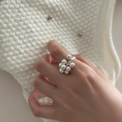 Elegant Lady Geometric Sterling Silver Plating Open Rings -Deals Glis Jewel Store 1681846614664286208