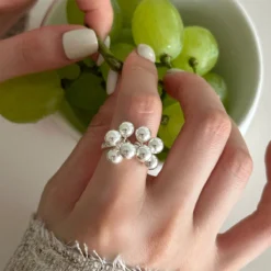 Elegant Lady Geometric Sterling Silver Plating Open Rings -Deals Glis Jewel Store 1681846642950672384 1