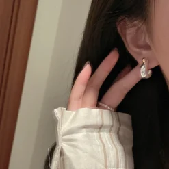 1 Pair Retro Geometric Polishing Sterling Silver Ear Studs 9 1 Pair Retro Geometric Polishing Sterling Silver Ear Studs -Deals Glis Jewel Store 1681847436366188544