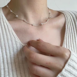 Lady Ball Sterling Silver Plating Necklace -Deals Glis Jewel Store 1682602946807861248 1