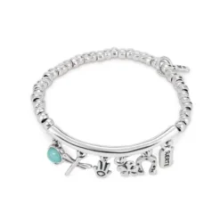 Sweet Insect Flower Turquoise Silver Plated Wholesale Bracelets 10 Sweet Insect Flower Turquoise Silver Plated Wholesale Bracelets -Deals Glis Jewel Store 1682608086340210688