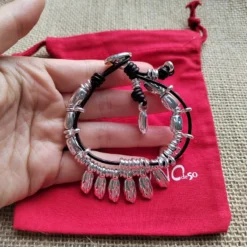 Ethnic Style Leaf Silver Plated Wholesale Bracelets 10 Ethnic Style Leaf Silver Plated Wholesale Bracelets -Deals Glis Jewel Store 1682608107953459200