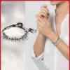 Ethnic Style Leaf Silver Plated Wholesale Bracelets