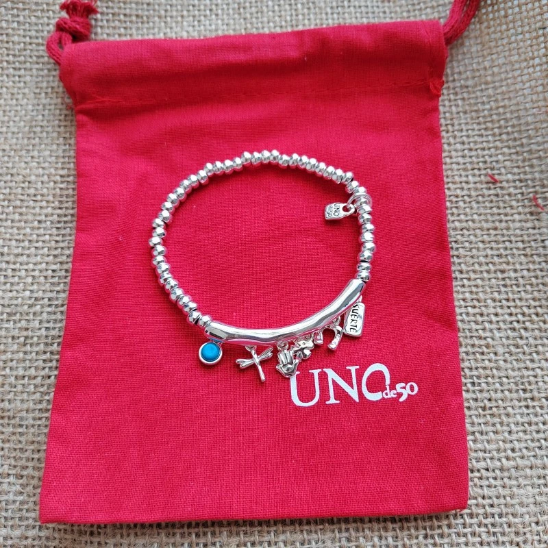 Sweet Insect Flower Turquoise Silver Plated Wholesale Bracelets 3 Sweet Insect Flower Turquoise Silver Plated Wholesale Bracelets - Image 3