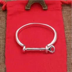 Elegant Solid Color Silver Plated Wholesale Bangle -Deals Glis Jewel Store 1682608195161427968