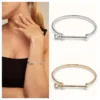 Elegant Solid Color Silver Plated Wholesale Bangle