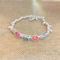 Sweet Irregular Artificial Crystal Silver Plated Wholesale Bracelets -Deals Glis Jewel Store 1682608445955641344