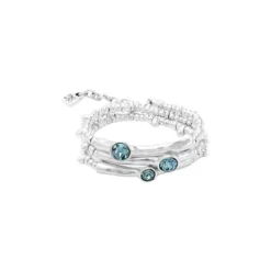 Sweet Irregular Artificial Crystal Silver Plated Wholesale Bracelets -Deals Glis Jewel Store 1682608508324941824