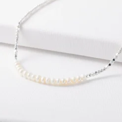 Lady Solid Color Freshwater Pearl Copper Beaded Plating Necklace -Deals Glis Jewel Store 1682610848524275712