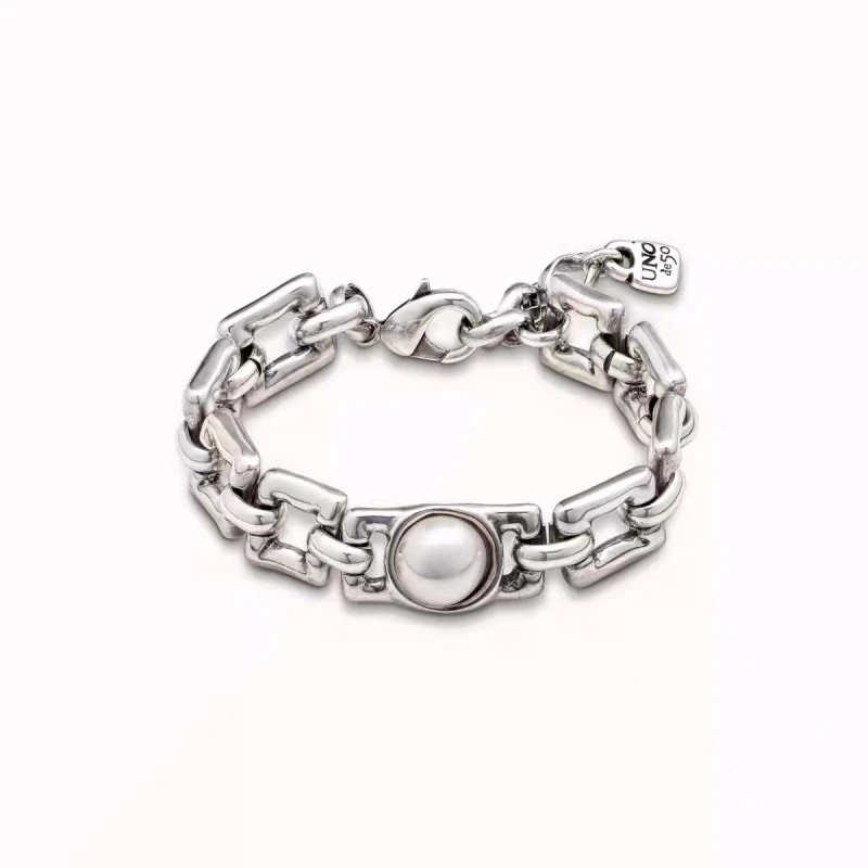 Simple Style Square Turquoise Silver Plated Wholesale Bracelets 4 Simple Style Square Turquoise Silver Plated Wholesale Bracelets - Image 4