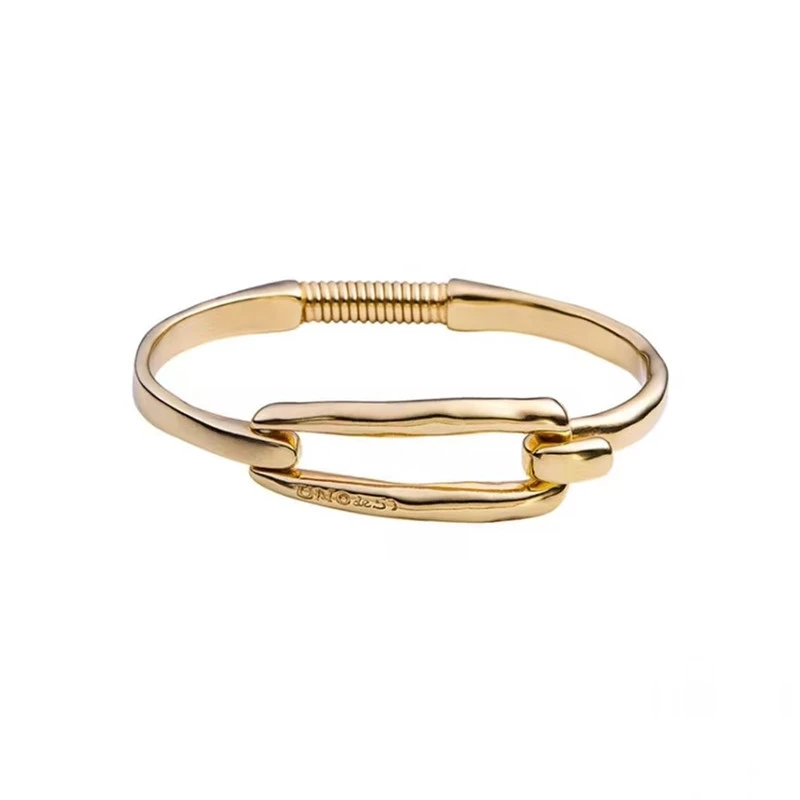 Simple Style Irregular Silver Plated Wholesale Bangle 2 Simple Style Irregular Silver Plated Wholesale Bangle - Image 2