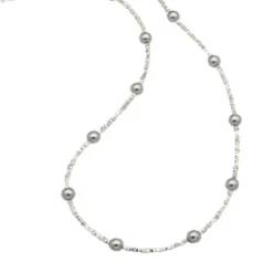 Lady Solid Color Artificial Pearl Sterling Silver Beaded Plating Women's Necklace -Deals Glis Jewel Store 1683653588456443904