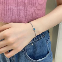 Fashion Oval Sterling Silver Plating Inlay Zircon Bracelets 1 Piece -Deals Glis Jewel Store O1CN01MXg2hT1PxS5CVMU8N 2211157391907 0 cib